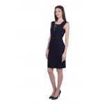 Rochie ajustată neagră 21150 / 2021