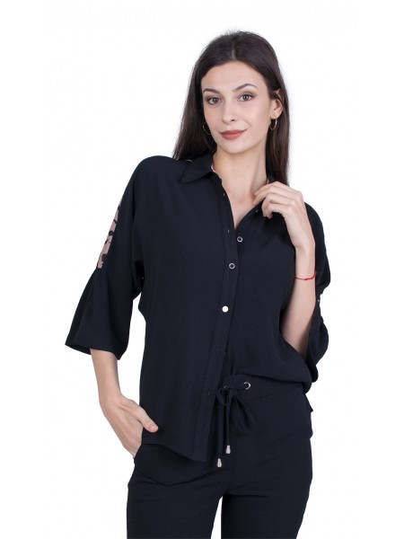 Women's Black Shirt 22215 / 2022