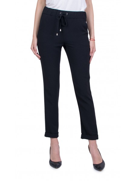 Women's Black Sports Pants 22214 / 2022