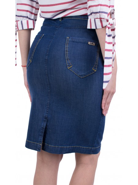 Summer Straight Denim Skirt 22140 / 2022