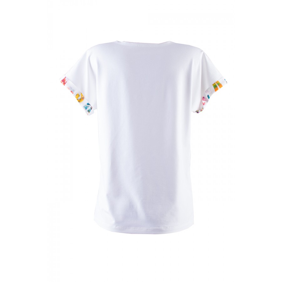 Beyaz Kadın T-Shirt 23118 / 2023