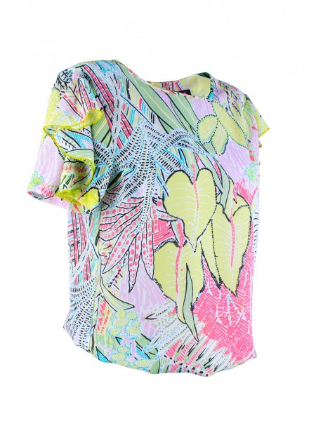 Women's Multicolored Blouse 23121 / 2023