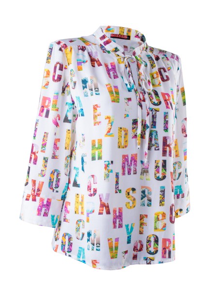 Women's Blouse with Print 23135 / 2023