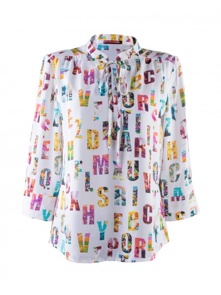 Women's Blouse with Print 23135 / 2023