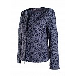 Women's Jacket with Leather Details 23111 / 2023 Women's Jacket with Leather Details 23111 / 2023