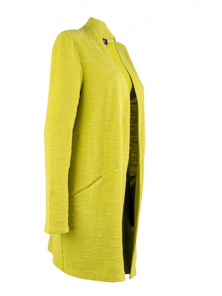 Women's Cardigan in Bright Yellow 23123 / 2023