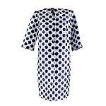 Palton de damă cu design cu puncte 24133 / 2024 Palton de damă cu design cu puncte 24133 / 2024