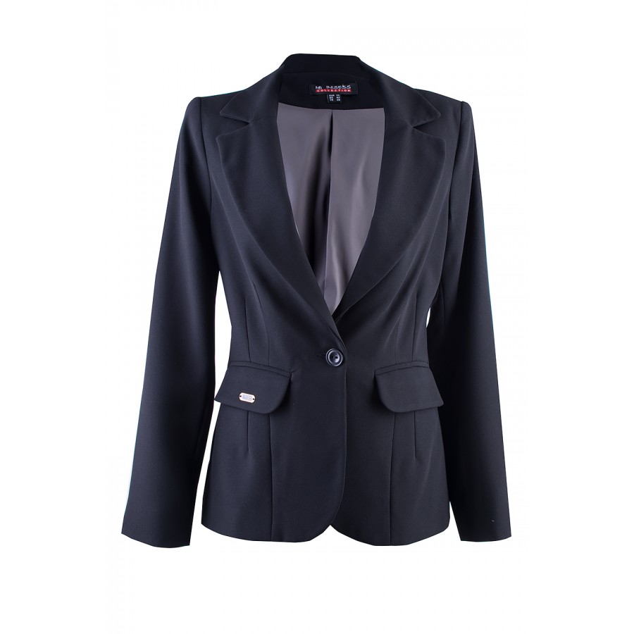 Elegant Black Jacket 24114 / 2024