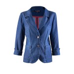 Light Denim Elegant Tencel Jacket 24126 / 2024