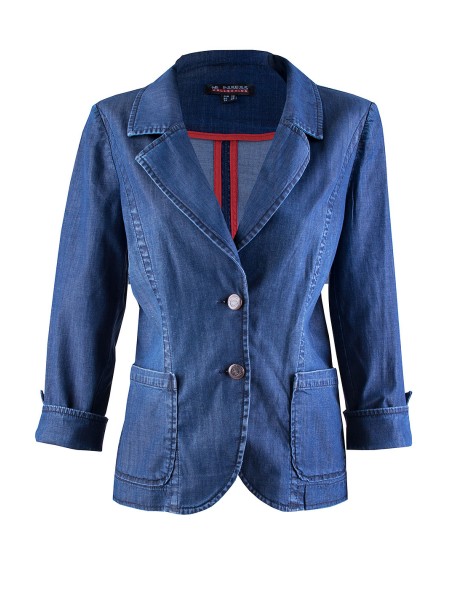 Light Denim Elegant Tencel Jacket 24126 / 2024