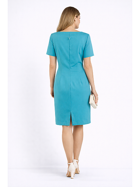 Sophisticated Turquoise Dress for Formal Events 24130 / 2024 Sophisticated Turquoise Dress for Formal Events 24130 / 2024