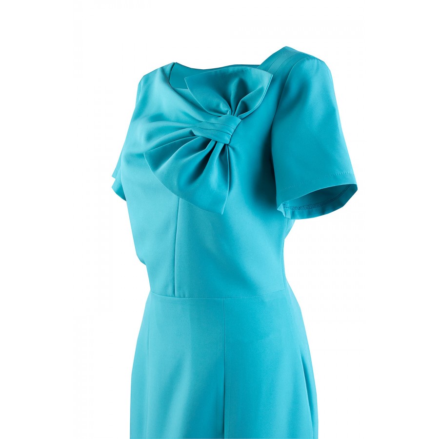 Sophisticated Turquoise Dress for Formal Events 24130 / 2024