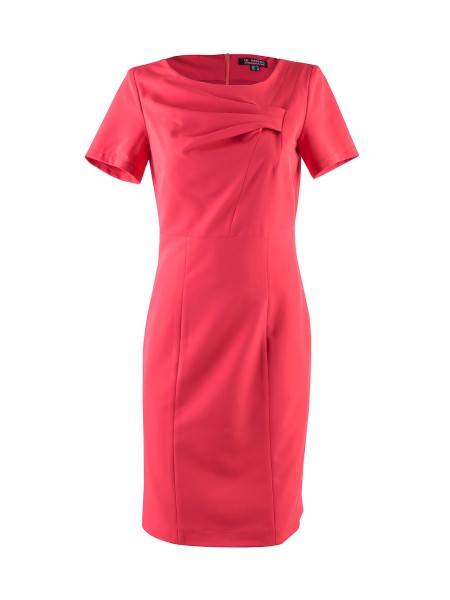 Rochie roșie stacojie elegantă cu panglică detașabilă 24130 RED / 2024