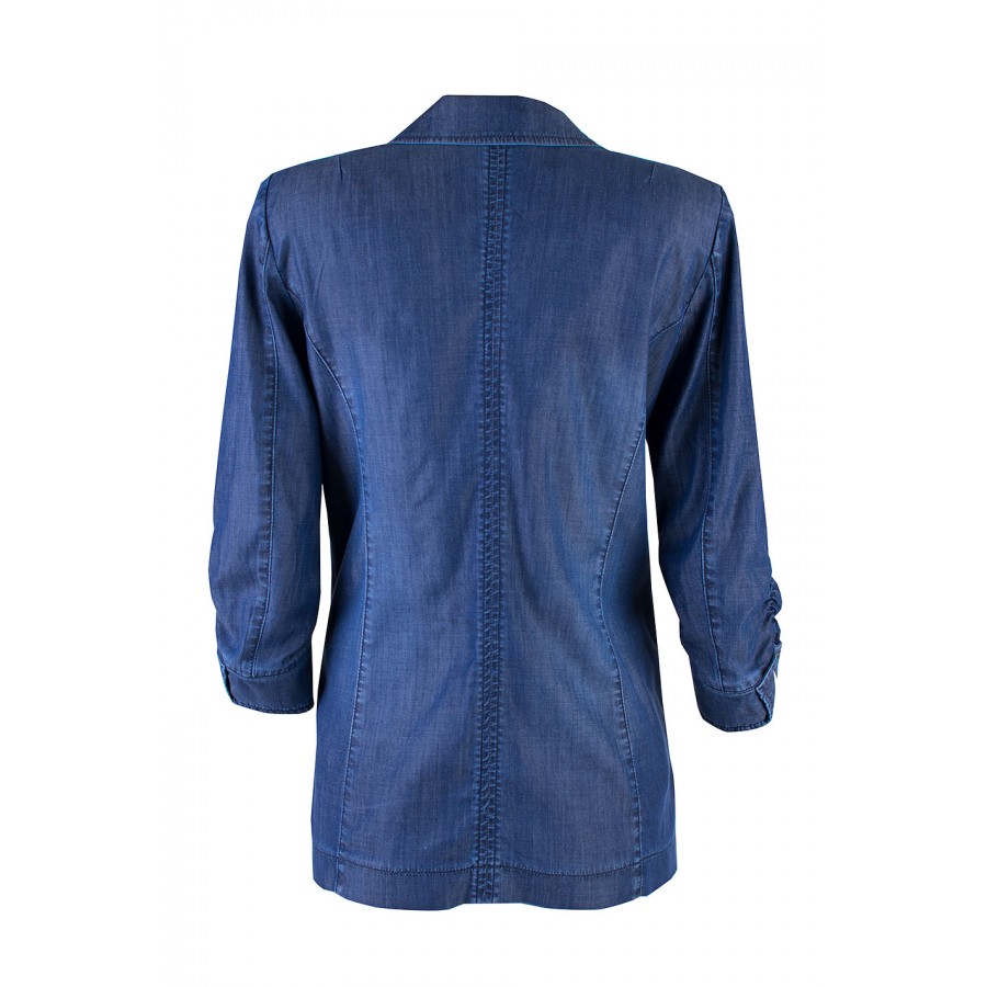 İnce ve Şık Tencel Kot Ceket 25122 / 2025 İnce ve Şık Tencel Kot Ceket 25122 / 2025