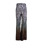 Women's Wide Leg Trousers with Tiger Ombre Print 25137 / 2025