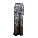 Women's Wide Leg Trousers with Tiger Ombre Print 25137 / 2025