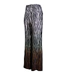 Women's Wide Leg Trousers with Tiger Ombre Print 25137 / 2025