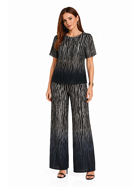 Women's Set Ombre Zebra – Blouse and Pants from Viscose 26116 -127 / 2026