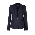Elegant Women's Jacket with Fine Stripe and One Button 26106 / 2026 Elegant Women's Jacket with Fine Stripe and One Button 26106 / 2026
