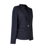 Elegant Women's Jacket with Fine Stripe and One Button 26106 / 2026 Elegant Women's Jacket with Fine Stripe and One Button 26106 / 2026
