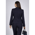 Elegant Women's Jacket with Fine Stripe and One Button 26106 / 2026 Elegant Women's Jacket with Fine Stripe and One Button 26106 / 2026