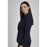 Elegant Women's Jacket with Fine Stripe and One Button 26106 / 2026 Elegant Women's Jacket with Fine Stripe and One Button 26106 / 2026