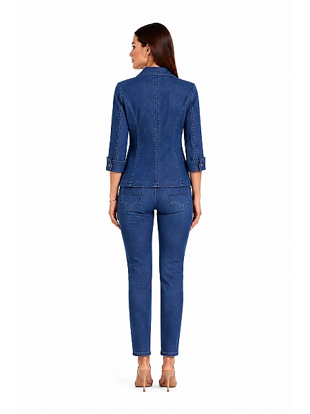 Women's Tencel Denim Set - Jacket and Jeans 9/10 26117 - 106 / 2026 Women's Tencel Denim Set - Jacket and Jeans 9/10 26117 - 106 / 2026
