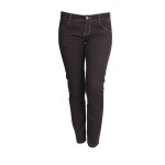 Pantaloni de damă din bumbac 1402 MARO Pantaloni de damă din bumbac 1402 MARO