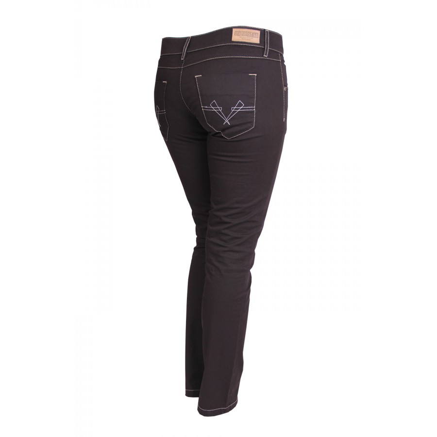 Pantaloni de damă din bumbac 1402 MARO Pantaloni de damă din bumbac 1402 MARO