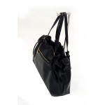 Черна дамска чанта с дълга дръжка и през рамо BAG 1169 BLACK