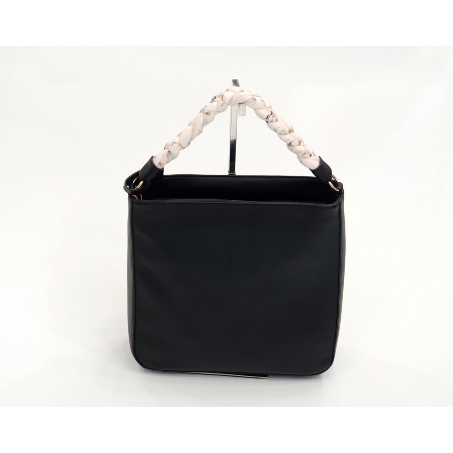 Kısa saplı, omuzlu siyah bayan çanta BAG 1174 BLACK