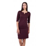 Stylish Women's Dress in Bordeaux 17540 Stylish Women's Dress in Bordeaux 17540