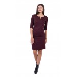 Stylish Women's Dress in Bordeaux 17540 Stylish Women's Dress in Bordeaux 17540