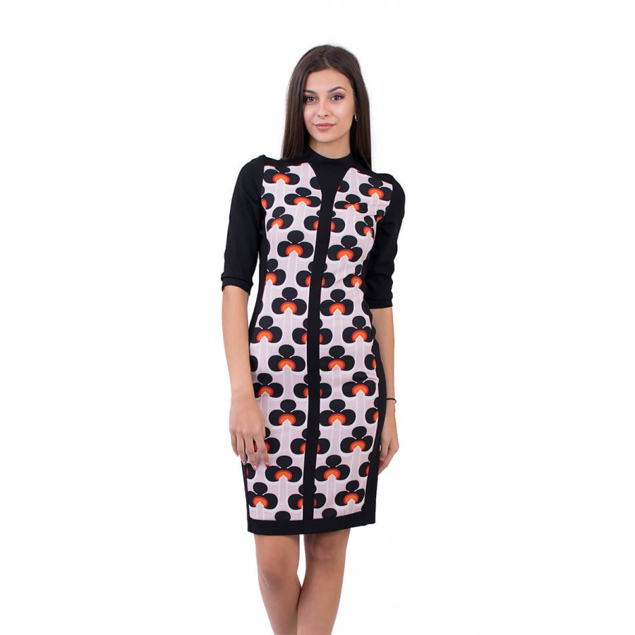 Rochie neagră pentru dame R 18576 / 2019