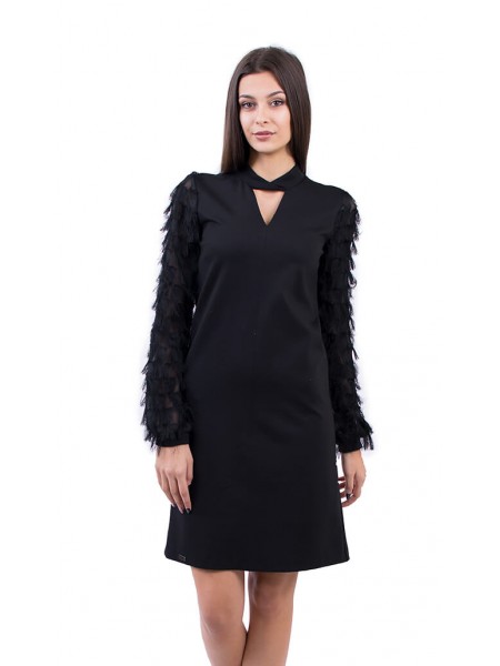 Doamnelor rochie neagră R 18580 / 2019