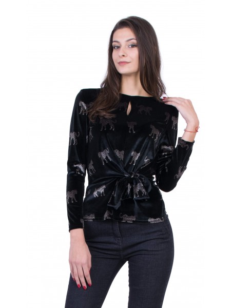 Women's elegant blouse with long sleeves B 19556 / 2020