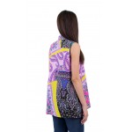 SLEEVELES COLORFUL COTTON SHIRT 16181 SLEEVELES COLORFUL COTTON SHIRT 16181