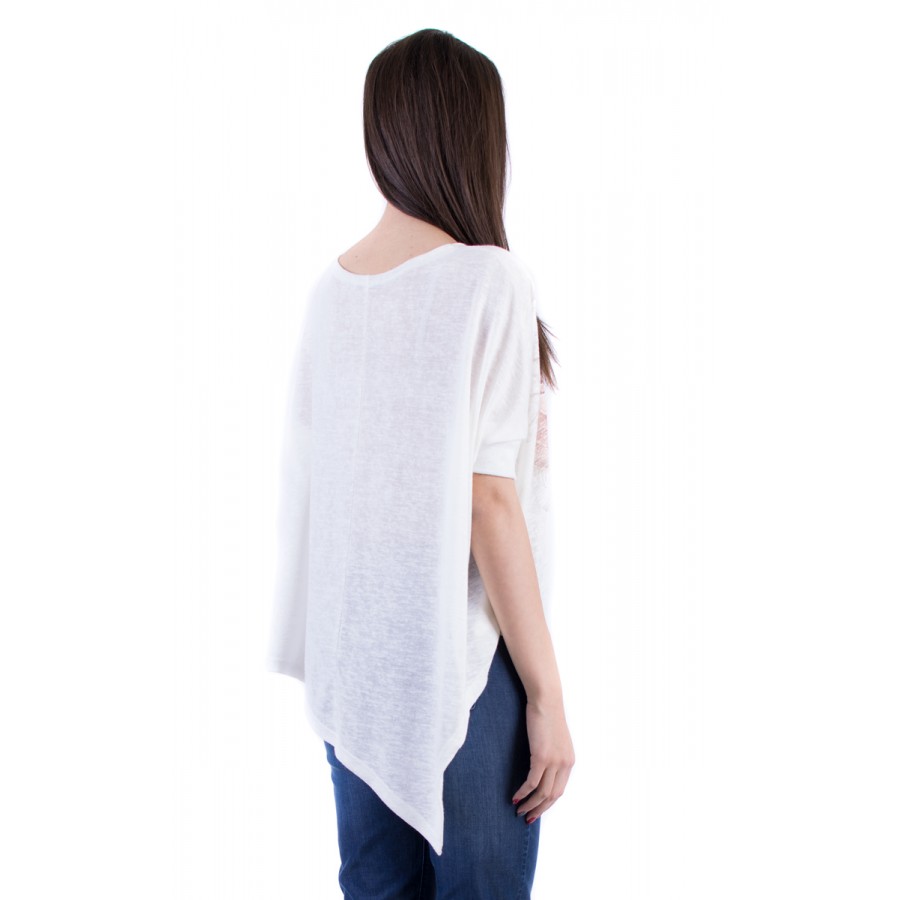 Women's Asymmetrical Blouse 17157-s1 3/4 sleeve