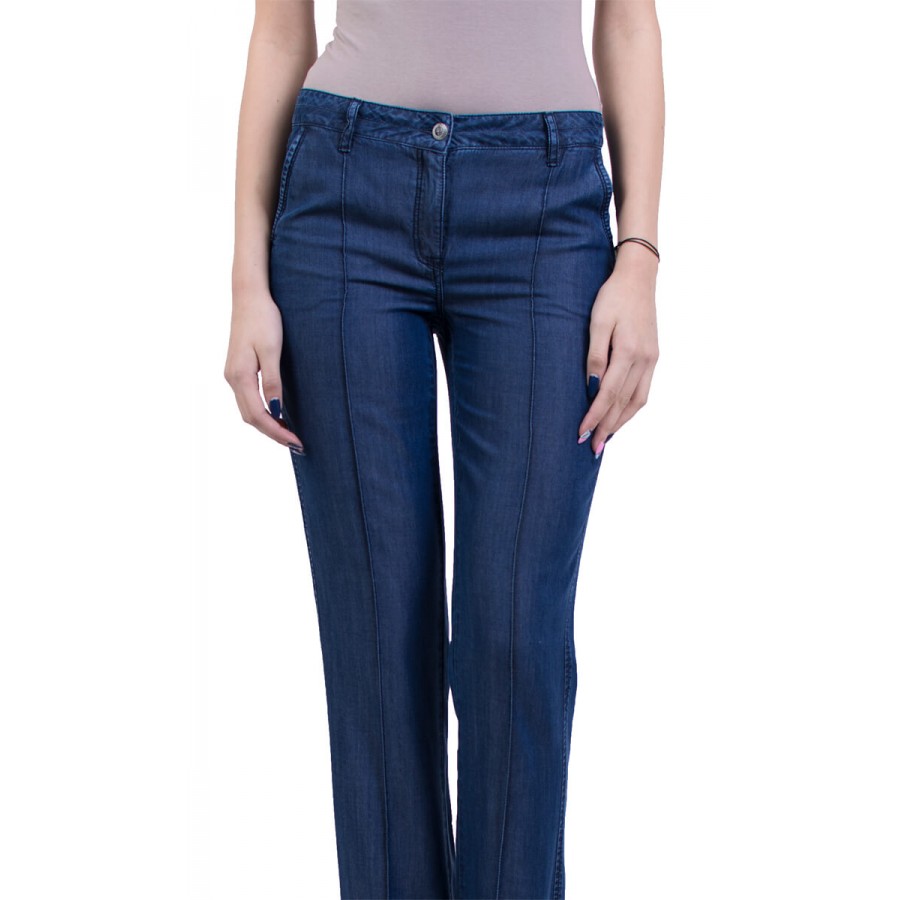 Women's Summer Jeans with Edge from Tencel Denim N 17159