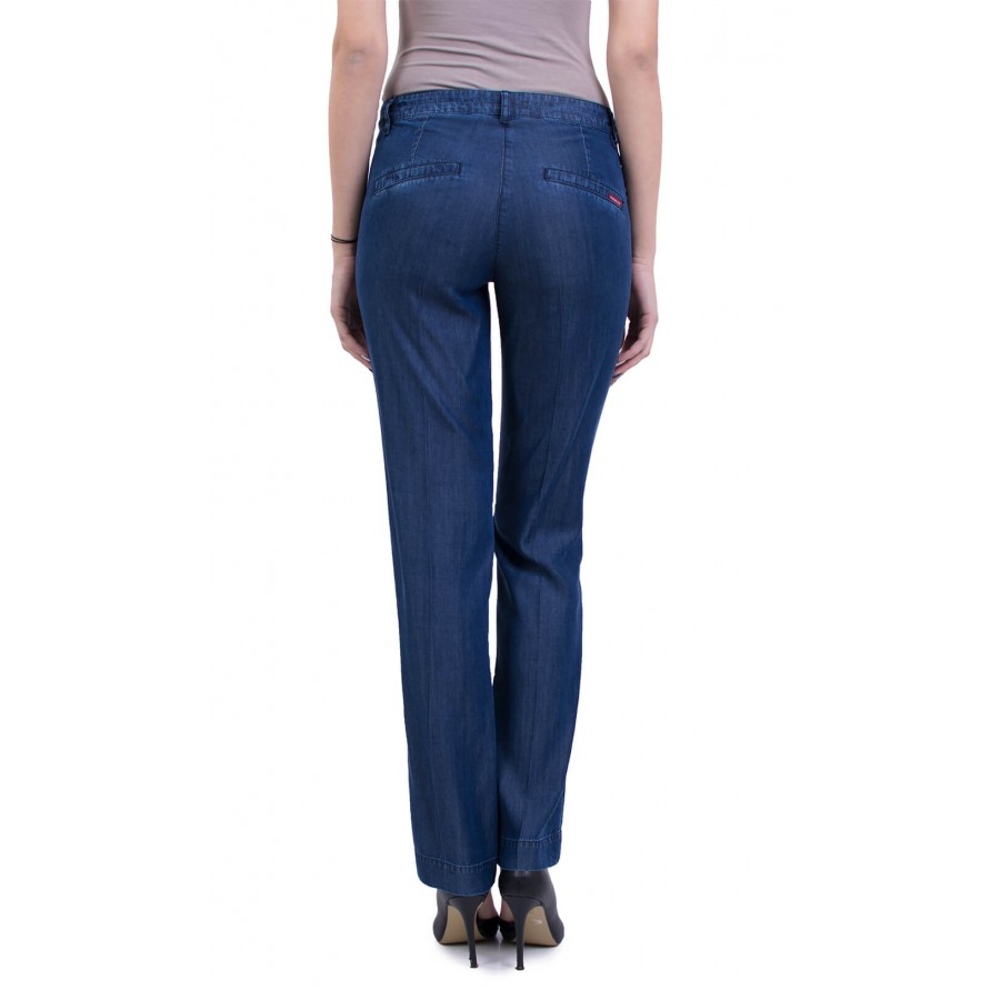 Women's Summer Jeans with Edge from Tencel Denim N 17159