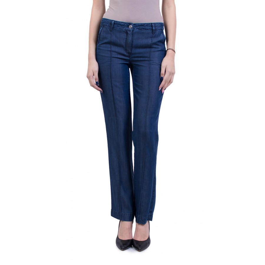 Women's Summer Jeans with Edge from Tencel Denim N 17159