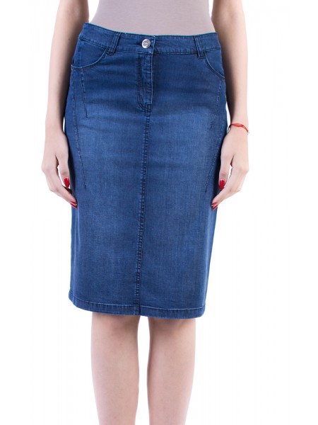 Summer Straight Denim Skirt P 17144