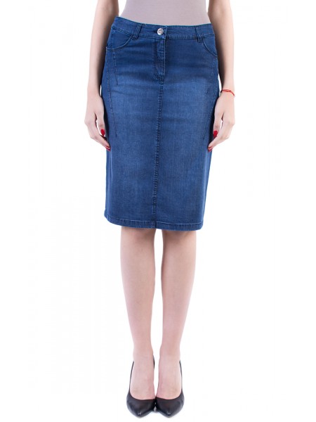 Summer Straight Denim Skirt P 17144