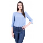 Light Blue Women's Blouse 18130 Blue