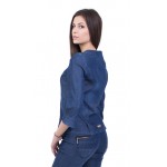 Geacă de primăvară din denim pentru femei 18129 A