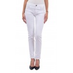 Women's trousers with lace, made of cotton with elastane N 18167 A