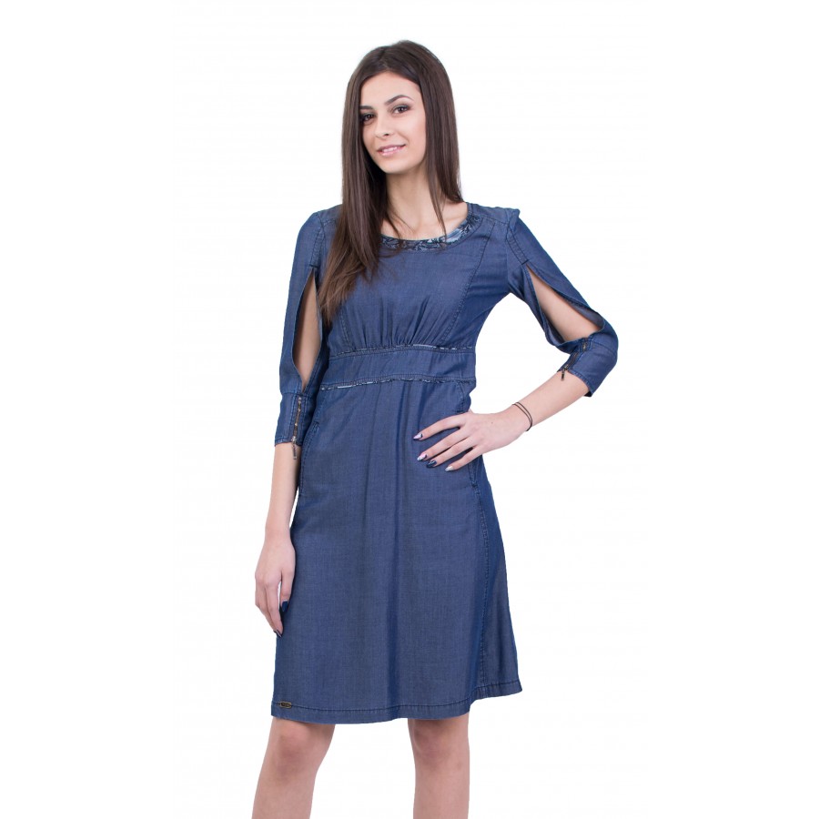 Rochie denim rochie de la Tinsel Denim R 18106  