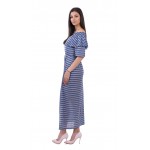 Long knitted cotton dress made of cotton R 18167