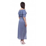 Long knitted cotton dress made of cotton R 18167