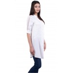 Women's white tunic B 19233 / 2019